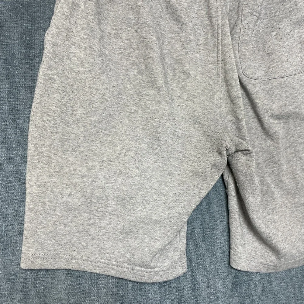 Southpole Sweat Shorts Mens 35 Gray Logo Slash Pockets Regular Fit Flat Front